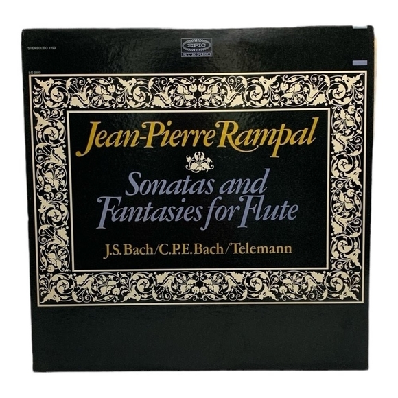 LP Jean-Pierre Rampal - Sonatas And Fantasies For Flute Vinyl Record - Picture 1 of 2